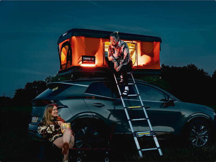 TentBox Classic 2.0 – Tente de toit rigide 2 personnes - Noir