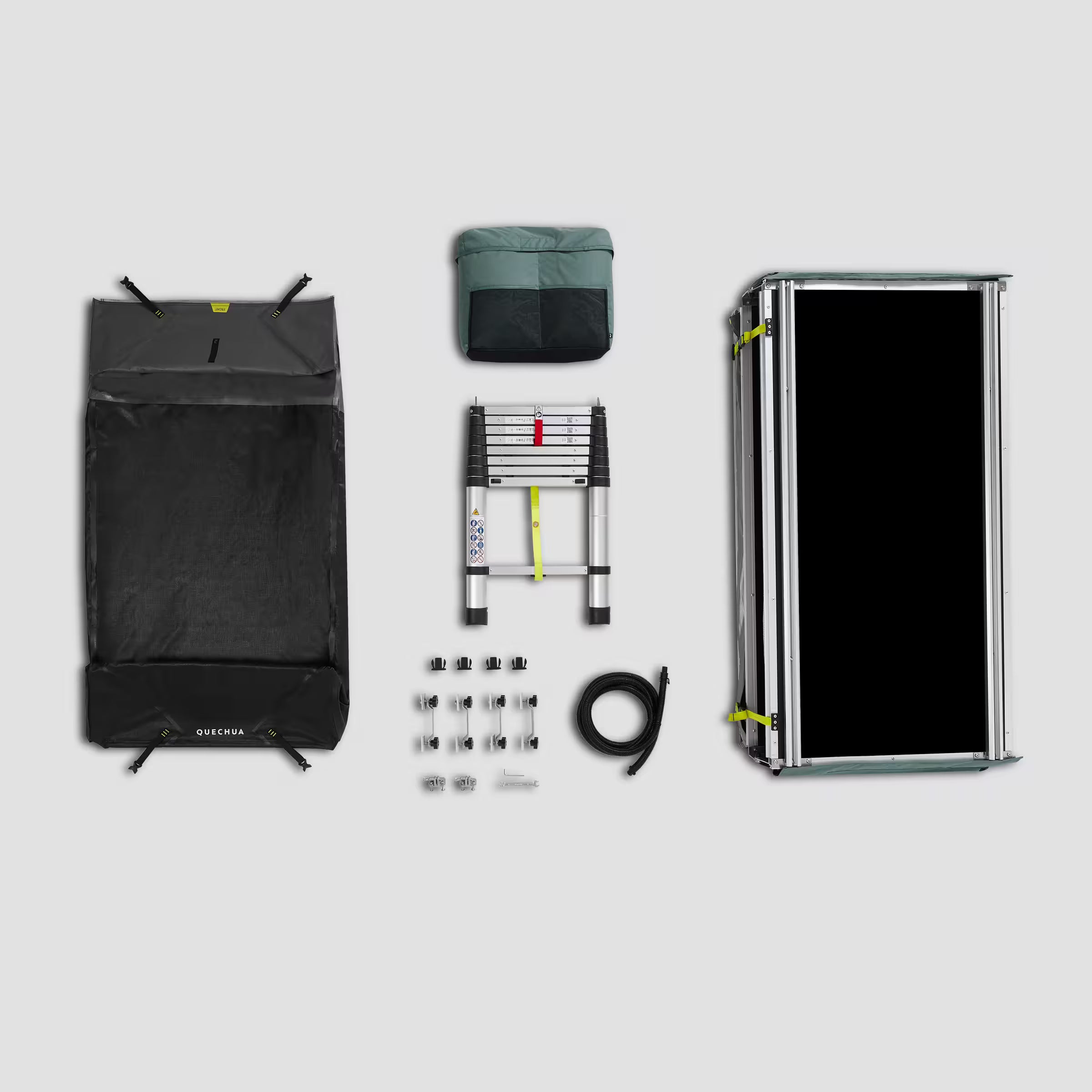 Quechua – Tente de toit gonflable MH900 Fresh&Black (2 personnes)