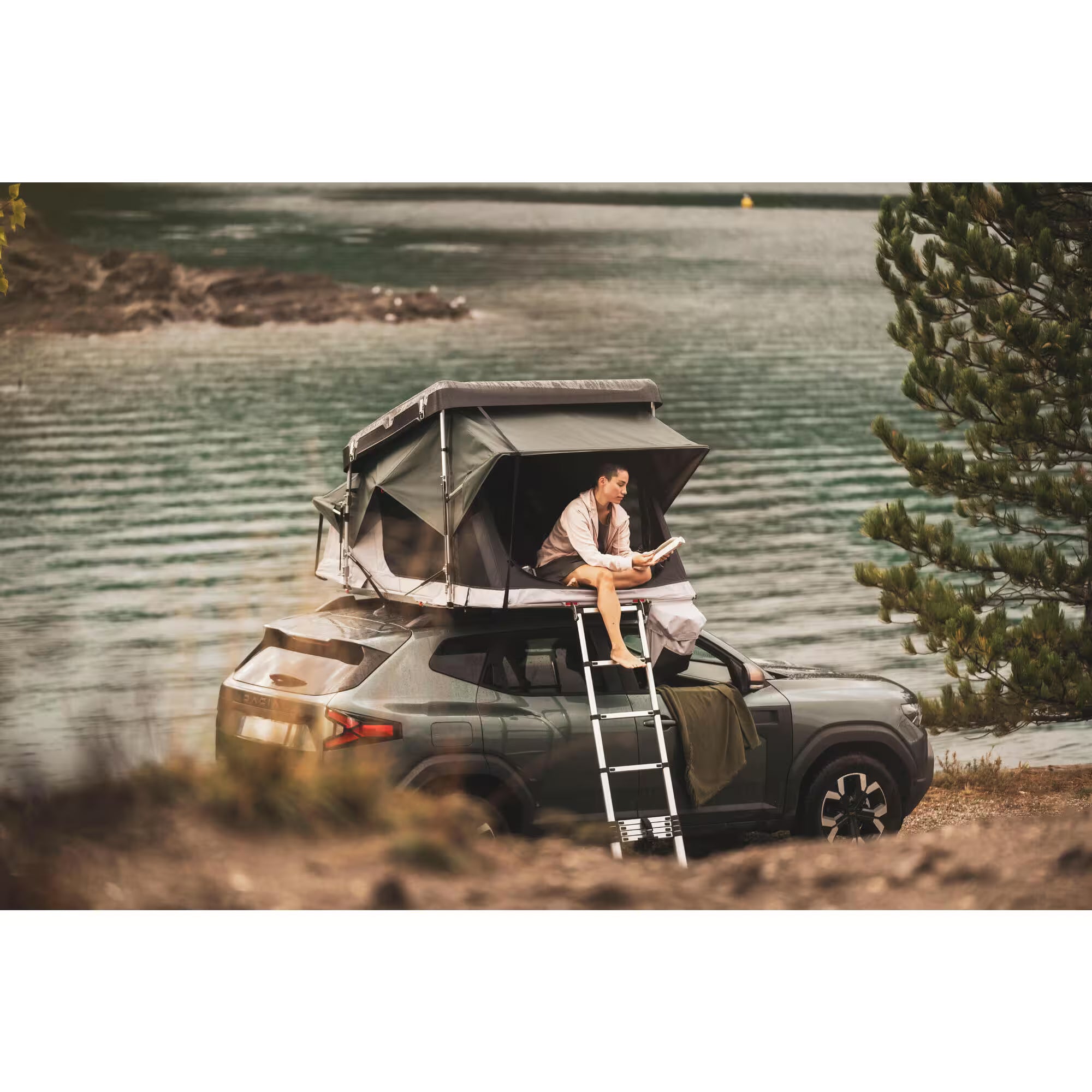 Quechua x NaïtUp – Tente de toit rigide Fresh&Black (2 places)